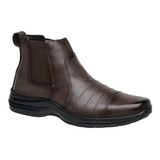Botina De Couro Bovino Masculina Lançamento 2021 Oferta