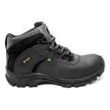 Botina Segurança Adventure Bico Pvc Preta Ou Marrom Marrom