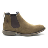 Botinas Chelsea Bota Couro Sola Borracha Forro Interno Couro