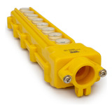 Botoeira Para Ponte Rolante 8 Botões Amarelo 380v 10a 
