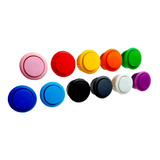 Botões Arcade Original 2nd Impact 33 Peças Outemu Silver