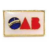 Bótom Broche Pim Folheado Ouro Direito Para Advogados Juízes