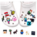 Boton Babuche Sapato Minecraft Authentic Games Pins Fivela