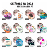 Boton Botons Jw Personalizados 2022 - 4,5cm - 25 Peças