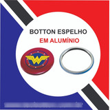 Botton Espelho De Bolsa Espelhinho Personalizado 5,5cm 100un