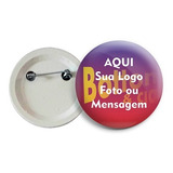 Bottons Botons Button Broche Personalizado 100 Un Tam 3,5cm