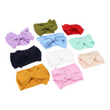 Bow Headband 10 Peças De Nylon Elástico Head Wrap Hair Band