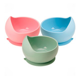 Bowl Em Silicone Com Ventosa Tigela