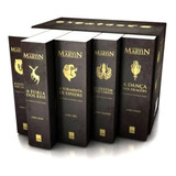 Box As Crônicas De Gelo E Fogo - Game Of Thrones / George R. R. Martin (5 Livros).