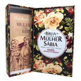 Box Bíblia De Estudo Da Mulher Sábia + Livro Mulheres Da Bíblia | Floral Preta