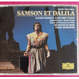 Box Cd Samson Dalila Daniel Barenboim Plácido Domingo Duplo