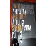 Box Clássicos Da Política - Spinoza/aristóteles/platão - Novo