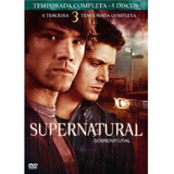 Box Dvd Coleção Supernatural: 3ª Temporada (5 Dvds