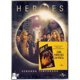 Box Dvd Filme Heroes Temporada 2 Gibi 2007 Novo Lacrado