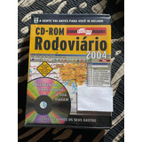 Box Guia Quatro Rodas Cd-rom Rodoviário 2004 Lacrado Fábrica