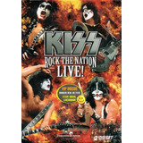 Box Kiss Rock The Nation Live! Duplo - Original Novo Lacrado
