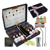 Box Kit Gin Especiarias 8 Especiarias + 6 Xarope + Dosador + Colher + Canudo 