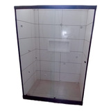 Box Para Banheiro Vidro Temperado Incolor 8 Mm 180 X 122 Cm