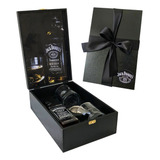 Box Premium Caixa Whisky Jack Daniels 375ml + Copo + Dosador