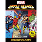 Box Super Heróis Marvel-coleção Clássica Completa (10 Dvds )