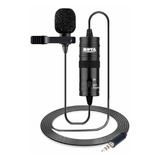 Boya Microfone Lapela By-m1 M1 P/ Smartphone, iPhone Cabo 6m