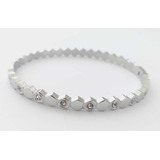 Bracelete Pulseira Delicado Pontos De Luz Aço Cirúrgico 316l