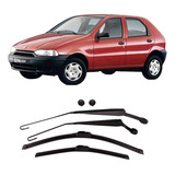 Braco Limpador Dianteiro Palio Siena 96 00 Com Palheta Par