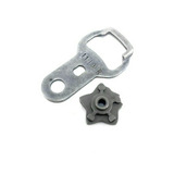 Braço Seletor + Estrela De Cambio Cg 125