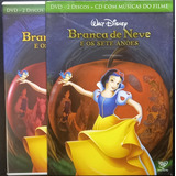 Branca De Neve E Os Sete Anoes Duplo E Cd Dvd Envio Rapido