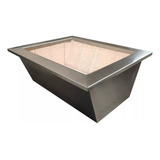 Braseiro Embutir 100% Inox Manta Térmica Churrasqueira Top