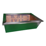 Braseiro P/ Embutir Inteiro Em Aço Inox -90x50x24-novo
