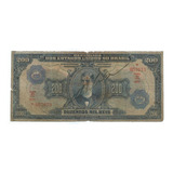 Brasil - C-007, 200 Cruzeiros, Autografada, Série 43, Bc/mbc