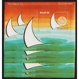 Brasil 1980 Brapex Iv Fortaleza 5 Blocos Mint Sem Carimbo
