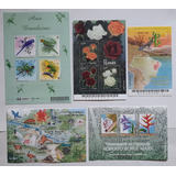 Brasil 5 Blocos Fauna Flora Mint 1995 -2007