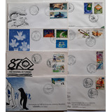 Brasil Ano 1987 Envelopes 22 Fdc Carimbos Comemorativos