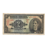 Brasil R-194, 2 Mil Réis 1923, Autografada Série 18, Mbc/sob