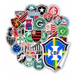 Brasileirão Kit Com 30 Adesivos Times Brasileiros De Futebol