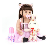 Boneca Bebê Reborn Malkitoys Prematura Silicone Alice 25cm - Malki toys