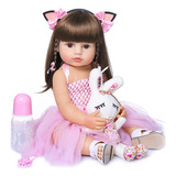 Brastoy Bonecas Baby Reborn Silicone Bebe Reborn Boneca 55cm