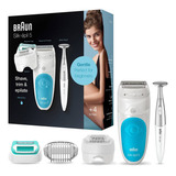 Braun Silk Epil 5 Depilador Aparador Elétrico Feminino Cor Branco 110v/220v