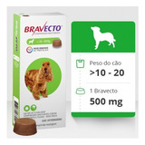 Bravecto Antipulga E Carrapato Cão 10 A 20 Kg