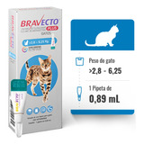 Bravecto Plus Gatos 2,8 A 6,25