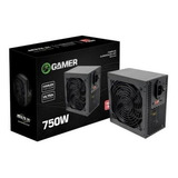 Brazil Pc Bpc/7400-b Atx Fonte Gamer 750w 24 Pinos Bivolt