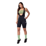 Bretelle Ciclismo Mtb Speed Olympius Gel Feminino C/bolso