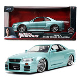 Brian Nissan Skyline Gt-r Verde Velozes E Furiosos 1/24 Jada