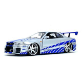 Brian S Nissan Gtr Skyline R34 Velozes E Furiosos 1:24 Jada 