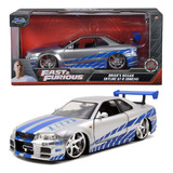 Brian's Nissan Skyline Gt-r R34 Velozes E Furiosos 1/24 Jada