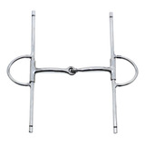Bridão Agulha Vareta Caneta Inox Bocal De Ferro Doma Cavalo