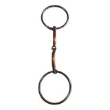 Bridão Argola Inox Bocal Bronze Cavalo. Altíssima Qualidade