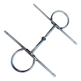 Bridao Caneta Cavalo Montaria Inox Agulha Bocal Articulado
